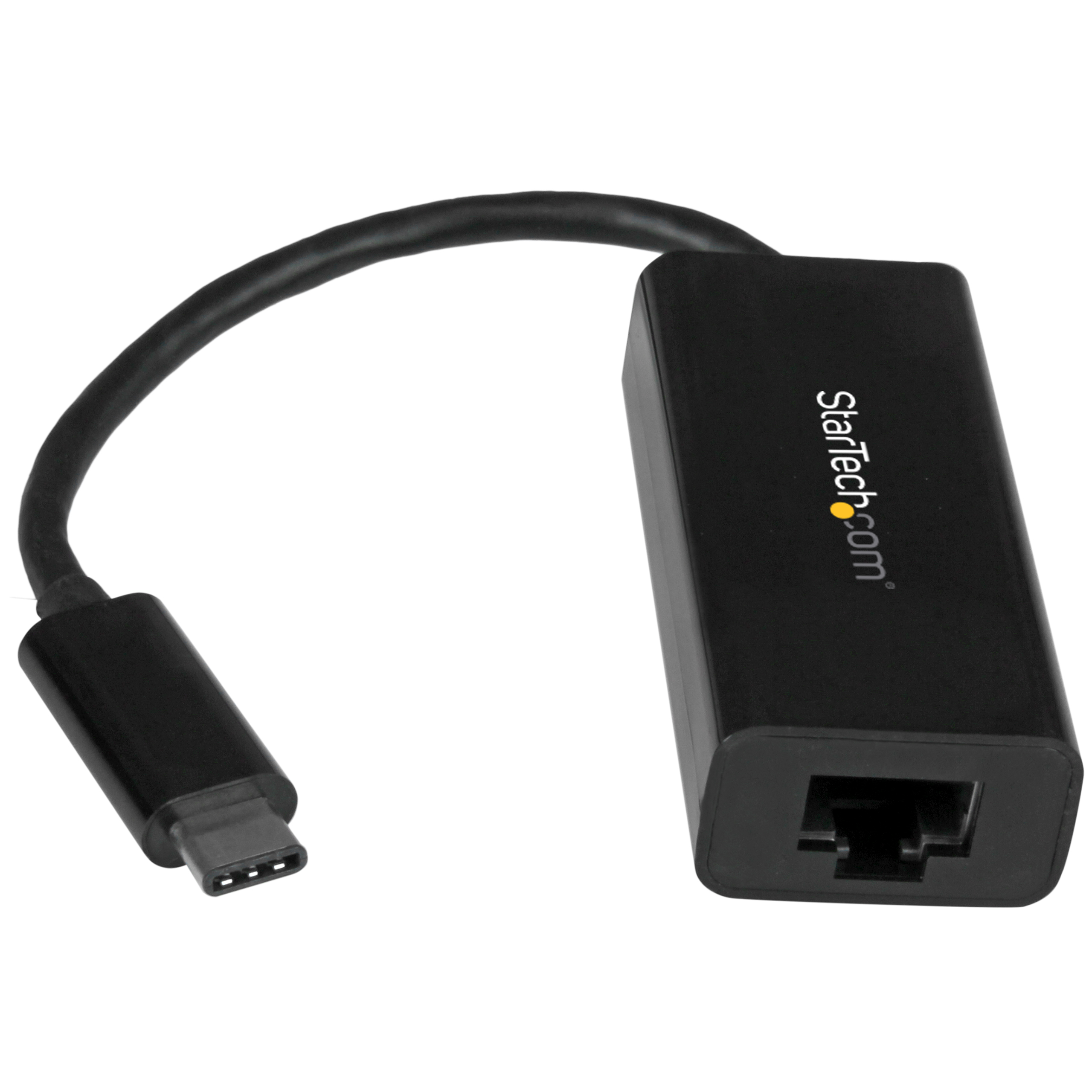 StarTech USB C To Gigabit Ethernet Adapter Black USB 3 1 To 