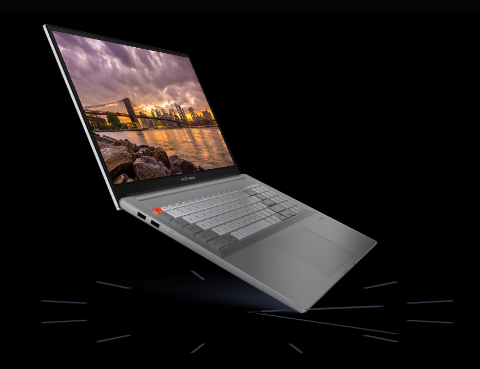 1TB OLED Laptop, SSD, 5800H AMD Ti, 16GB RTX Ryzen 3050 Slim Windows WQUXGA 16X Home, Pro 16:10 GeForce M7600QE-DB74 16\