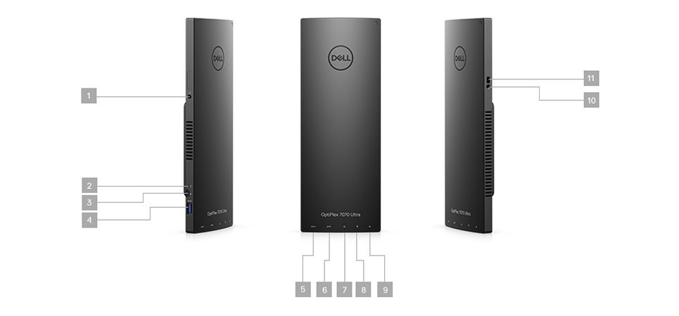Dell OptiPlex 7070 Ultra Small Desktop Computer i7-8565U 16GB