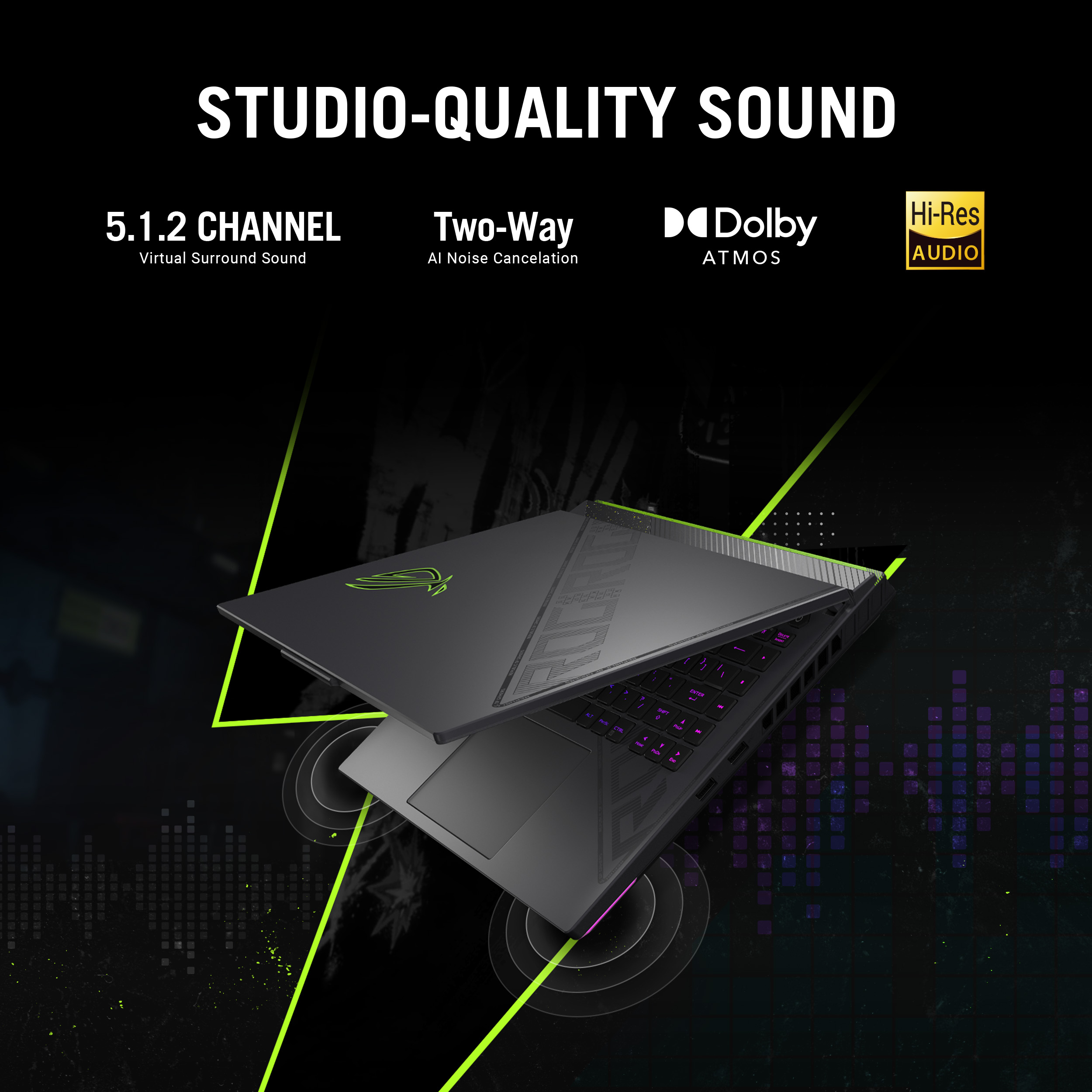 Studio-quality Sound