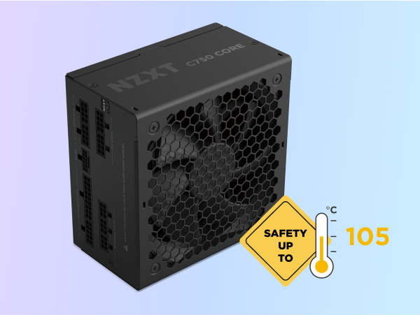 NZXT Gold Core 850W ATX 3.1 / PCIE 5.1 80 Plus Gold Cybenetics