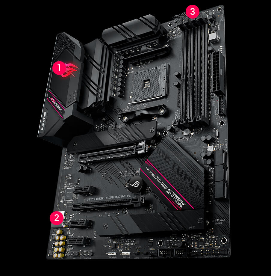 Open Box: ASUS ROG STRIX B550-F GAMING (WI-FI) AM4 ATX AMD