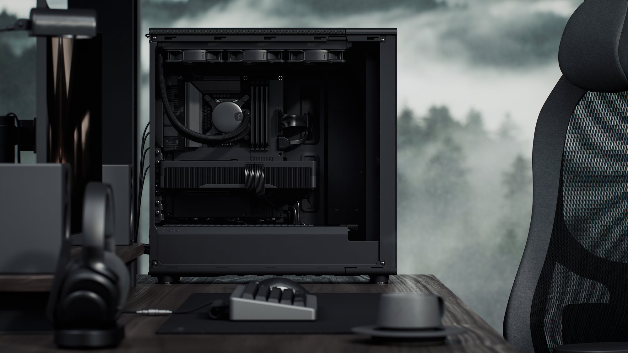 Fractal Design North XL Momentum Edition Black - Three powerful