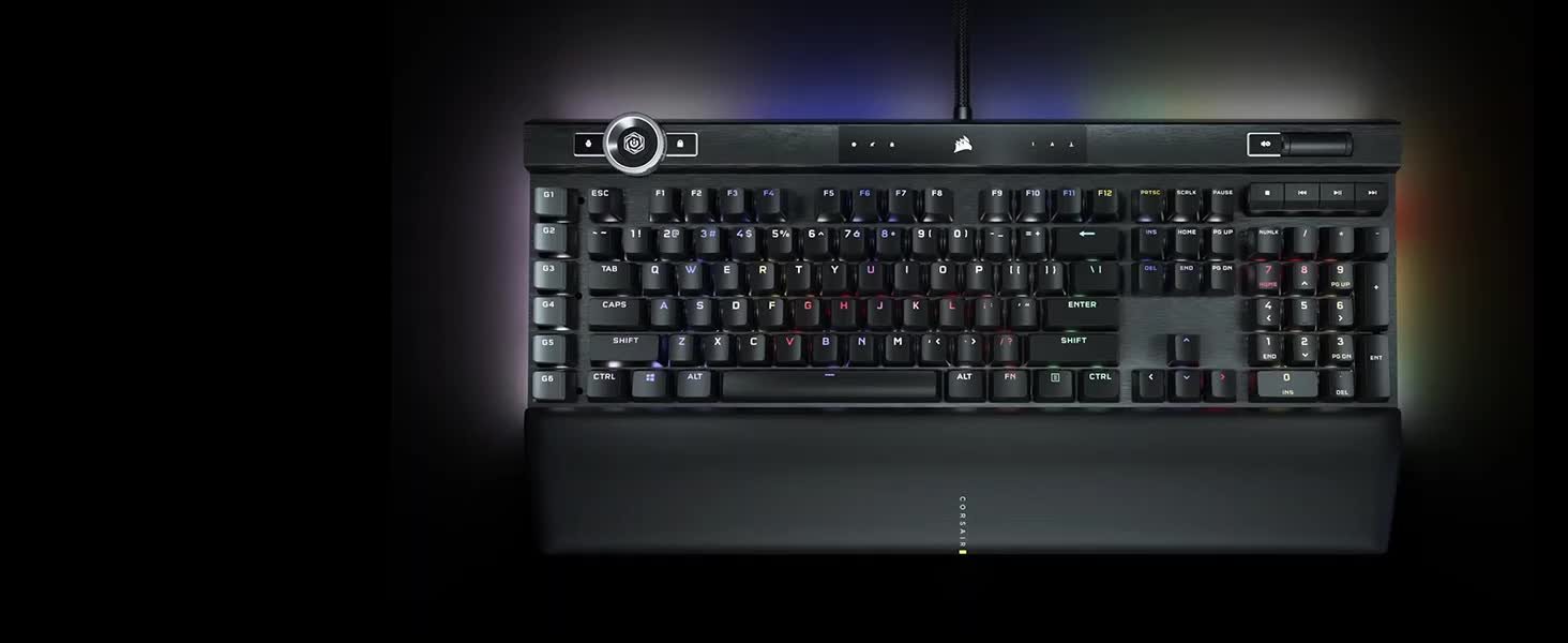 CORSAIR K100 RGB Mechanical Gaming Keyboard - CHERRY MX SPEED RGB Silver  Keyswitches - PBT Double-Shot Keycaps - Elgato Stream Deck and iCUE