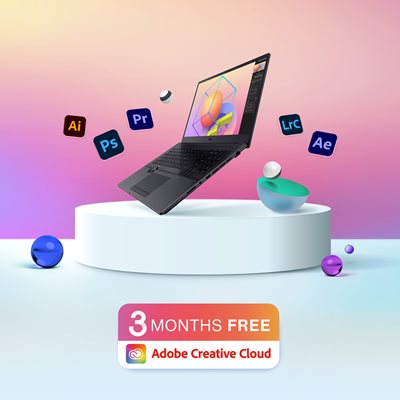 ASUS Now with Adobe Creative Cloud