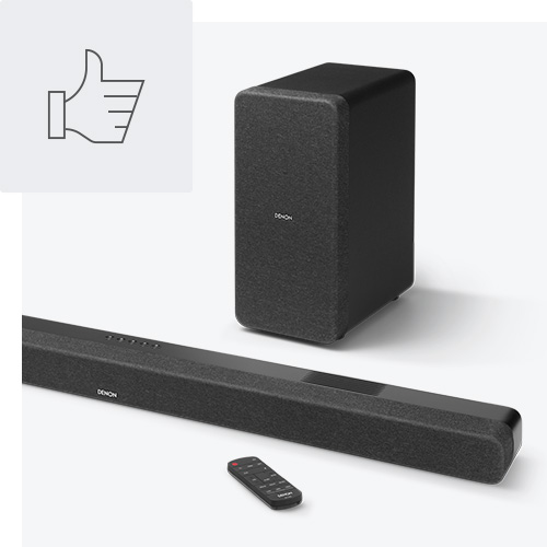 DENON DHT-S517 ① Denon DHT-S517 Sound Bar System with Wireless Subwoofer