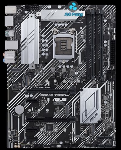 Used - Very Good: ASUS PRIME Z590-V LGA 1200 ATX Intel Motherboard