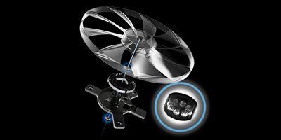 Dobbelte blæserkuglelejer