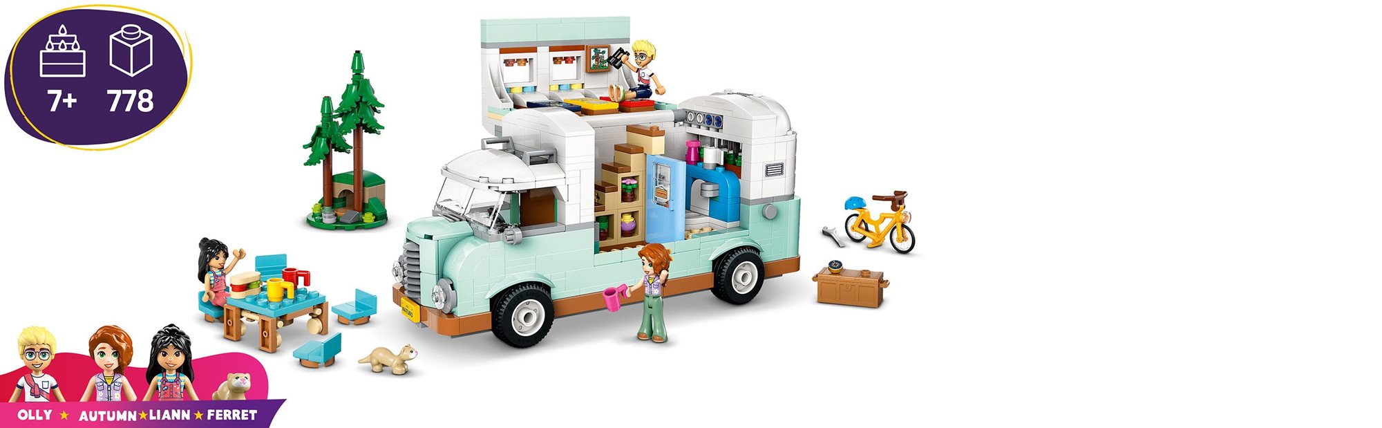 Buy LEGO Friends Friendship Camper Van Adventure Toy Set 42663
