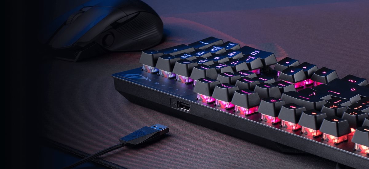 ASUS XA05 ROG Strix Scope RX/BL/US Mechanical Gaming Keyboard with