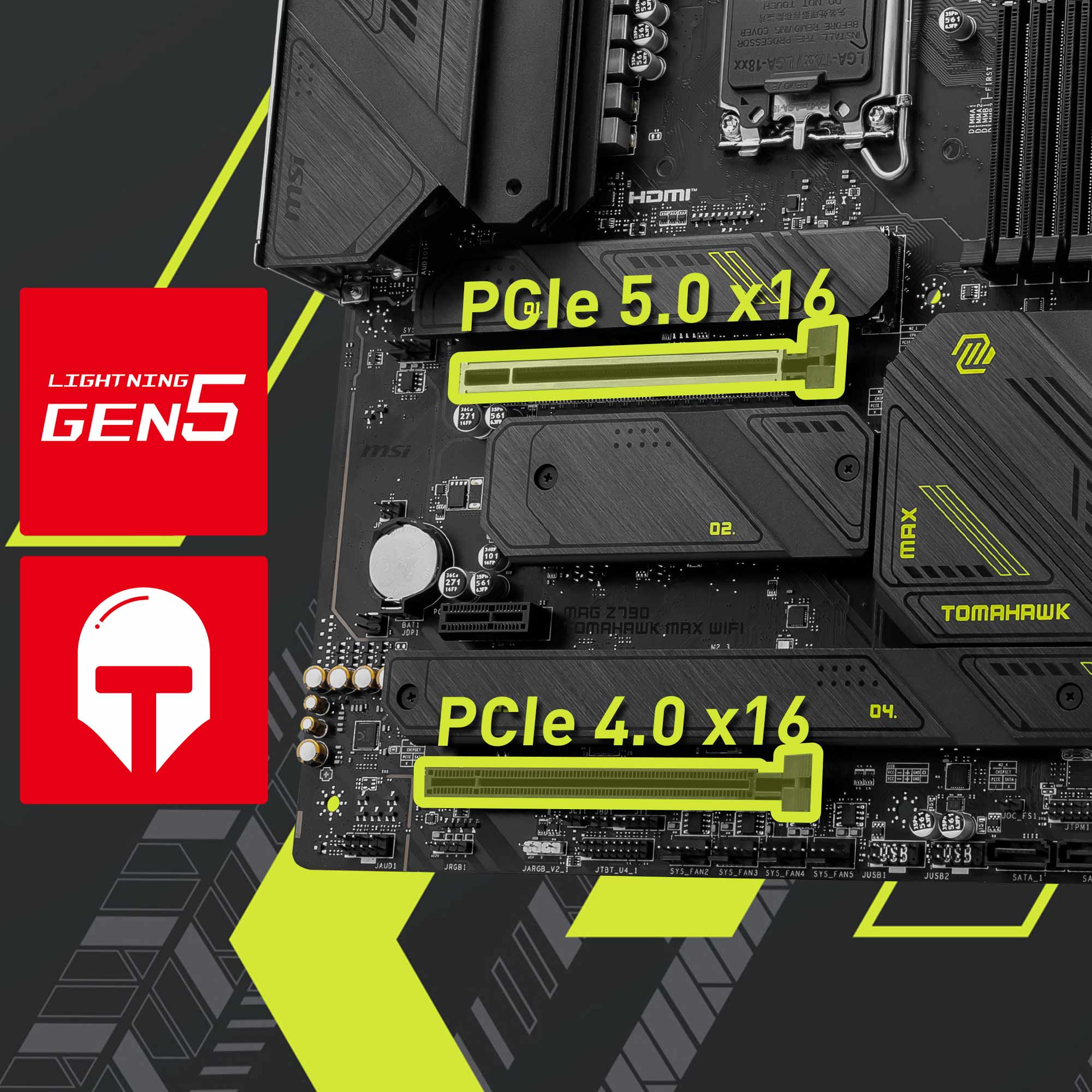 1 x Fortified PCIe 5.0 x16 Slot