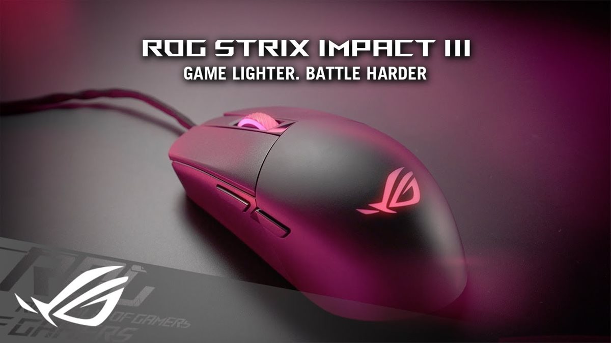 Play the ROG Strix Impact III product video on YouTube