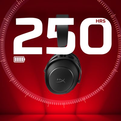 Up to 250 Hours of Battery Life on a Single Charge