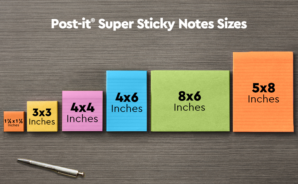 Post-it Notes Super Sticky, 4x6 in