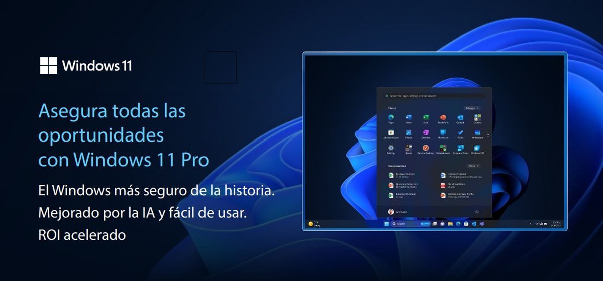 Asegura todas las oportunidades con Windows 11 Pro