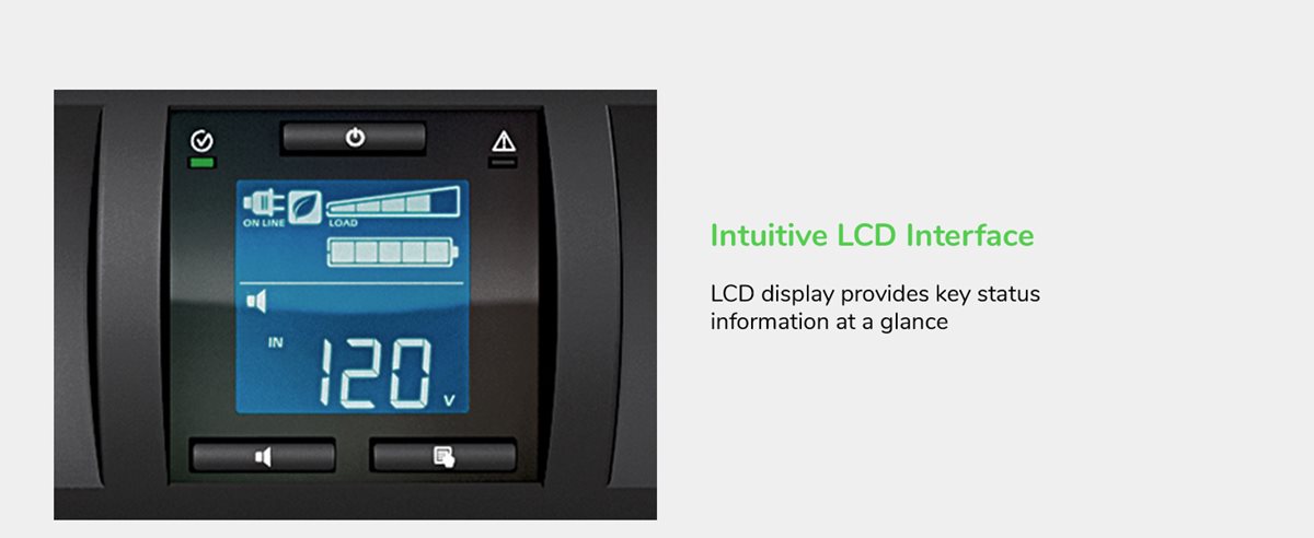SMC1500-2UC Smart-UPS display screen