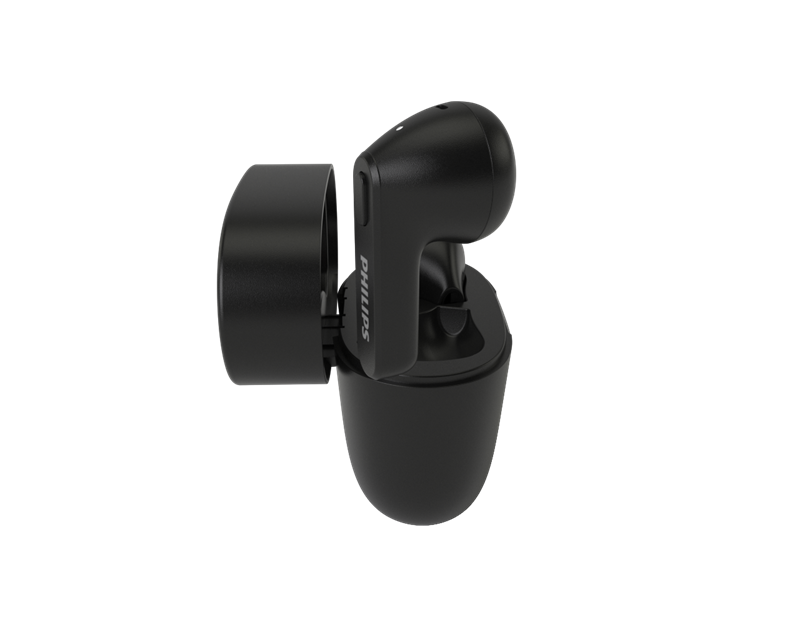 Philips T2236 True Wireless In-Ear Headphones with IPX4 Water Resistance  and USB-C Charging Case in Black