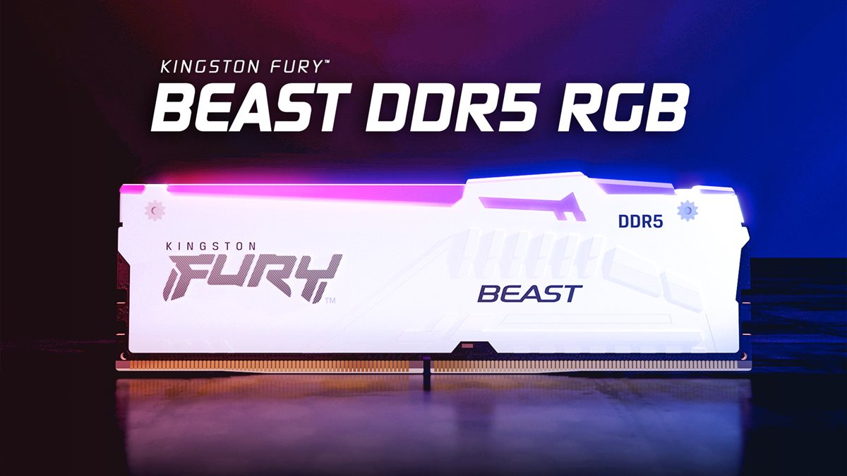 Kingston FURY Beast RGB - DDR5 - kit - 16 GB: 2 x 8 GB - DIMM 288