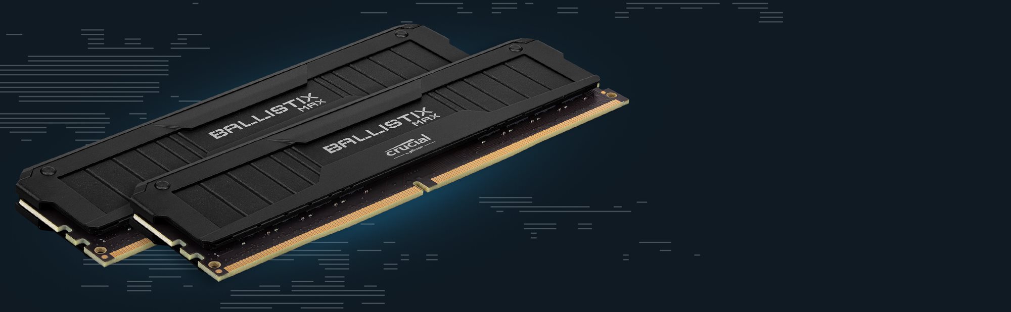 Crucial Ballistix 8GB / 16GB / 32GB DDR4 Desktop Gaming RAM – 2666MHz, 3200MHz, 3600MHz (288-Pin, Open Box)