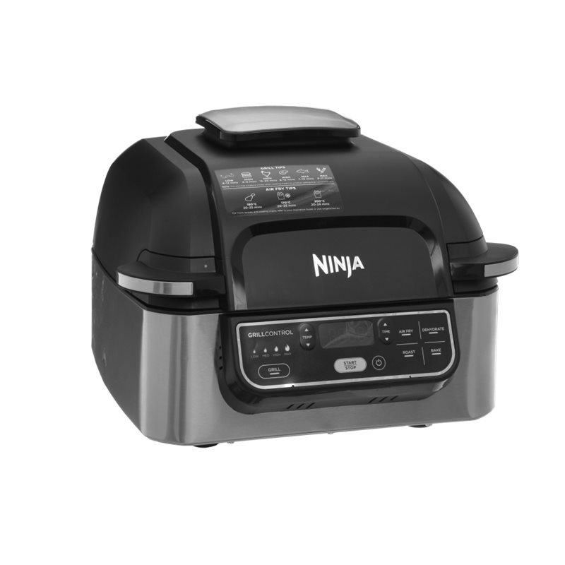 Buy Ninja Foodi 5-in-1 Indoor Grill with Air Fry, Roast, Bake & Dehydrate  (AG302), Black and Silver Online at Low Prices in India 
