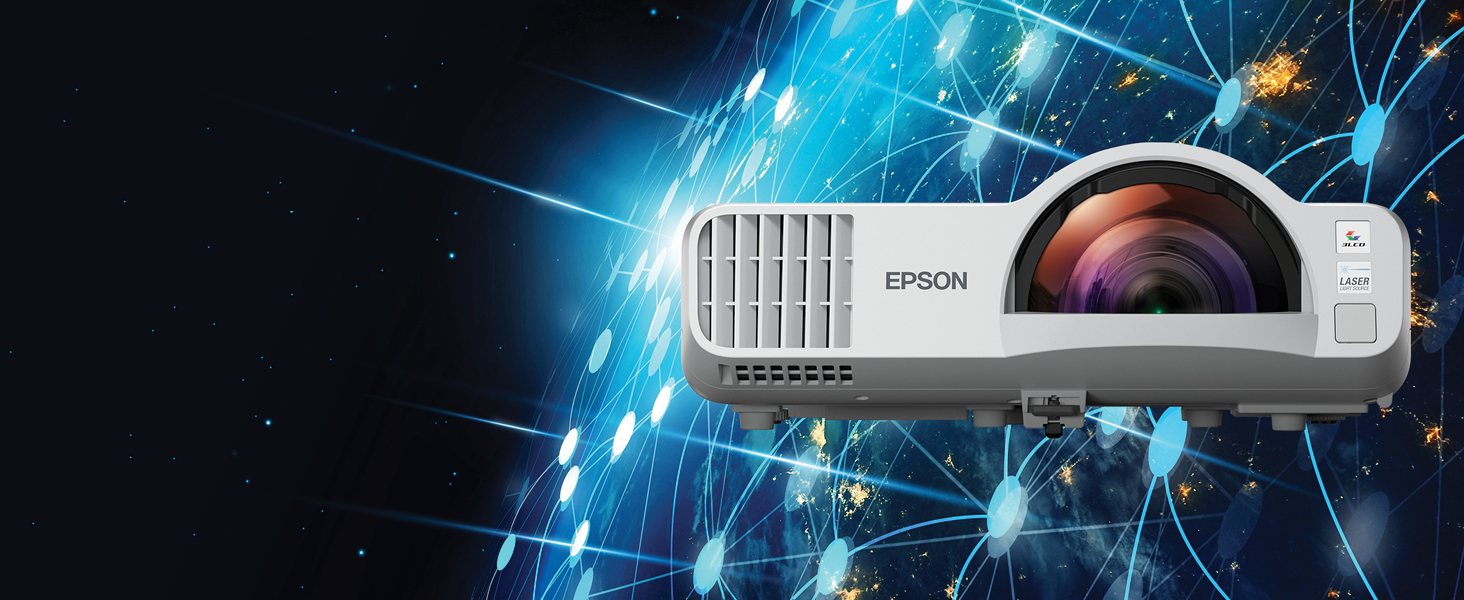 Epson Proyector Powerlite L210Sf (3Lcd, 4.000 Lúmenes, Full Hd, Hdmi, Vga –