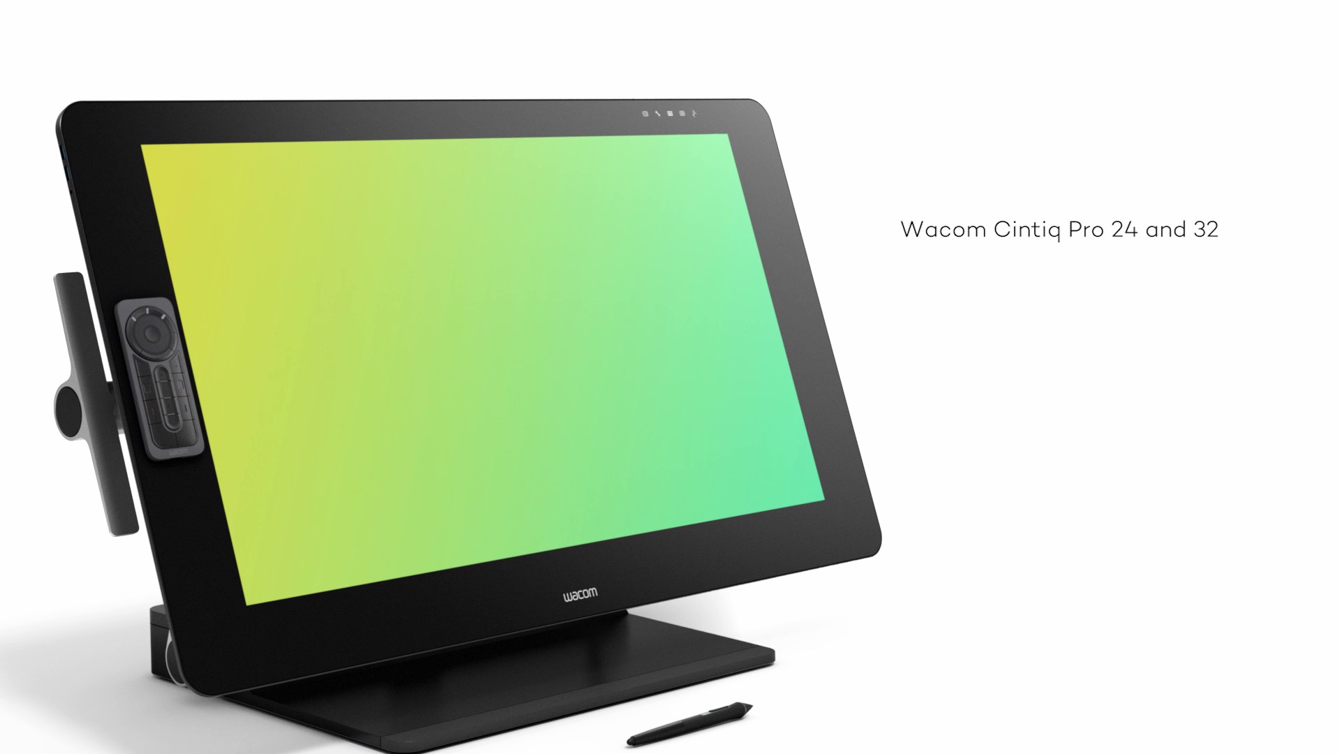 thumbnail video image 2 of Wacom Cintiq Pro 24 Creative Pen Display Graphic Drawing Tablet with 4K Screen (DTK2420K0), 2 of 8