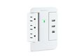 slide 3 of 9, zoom in, cyberpower mp1088ww wall tap surge protector - right
