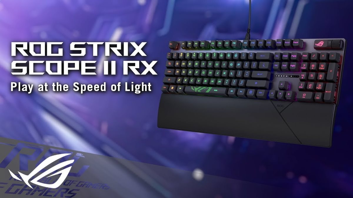 ASUS ROG Strix Scope RX EVA Limited Edition Wired Mechanical Keyboard By  FedEx