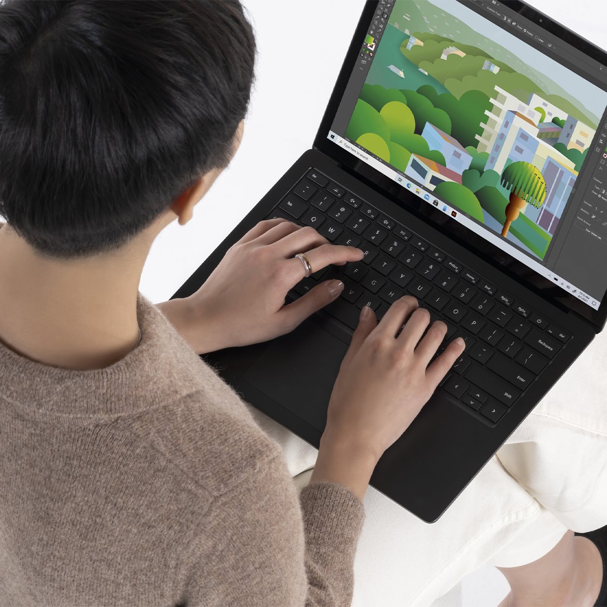 Surface Laptop Go 3, i5, 8GB RAM, 256GB SSD, Sage, 12.4-inch