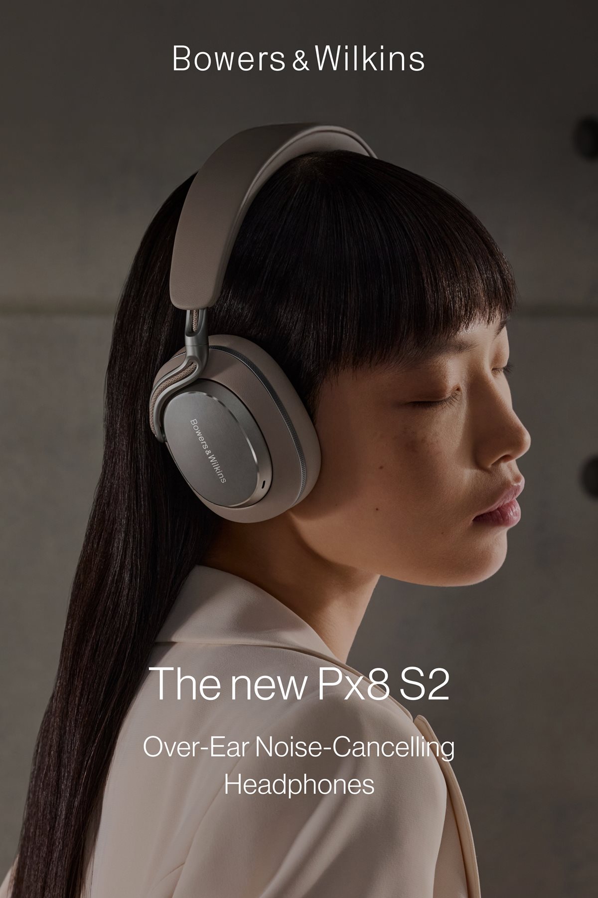 Bowers & Wilkins B&W Px8 S2 Over Ear BluetoothHeadphones Warm