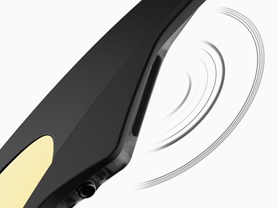 Hear rich audio in all conditions with wind-optimized, open-ear speakers.