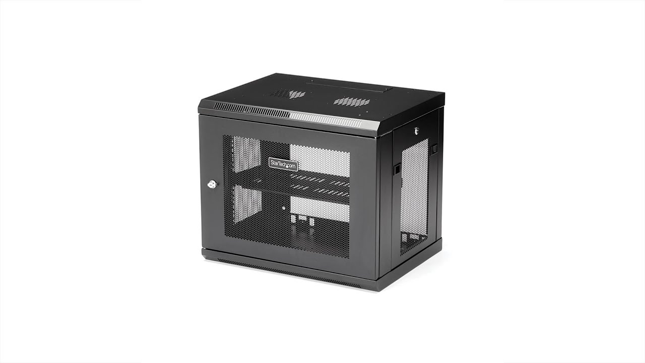 9 Unit Rack StarTech.com 2-Post 9U Wall Mount Network Cabinet, 19