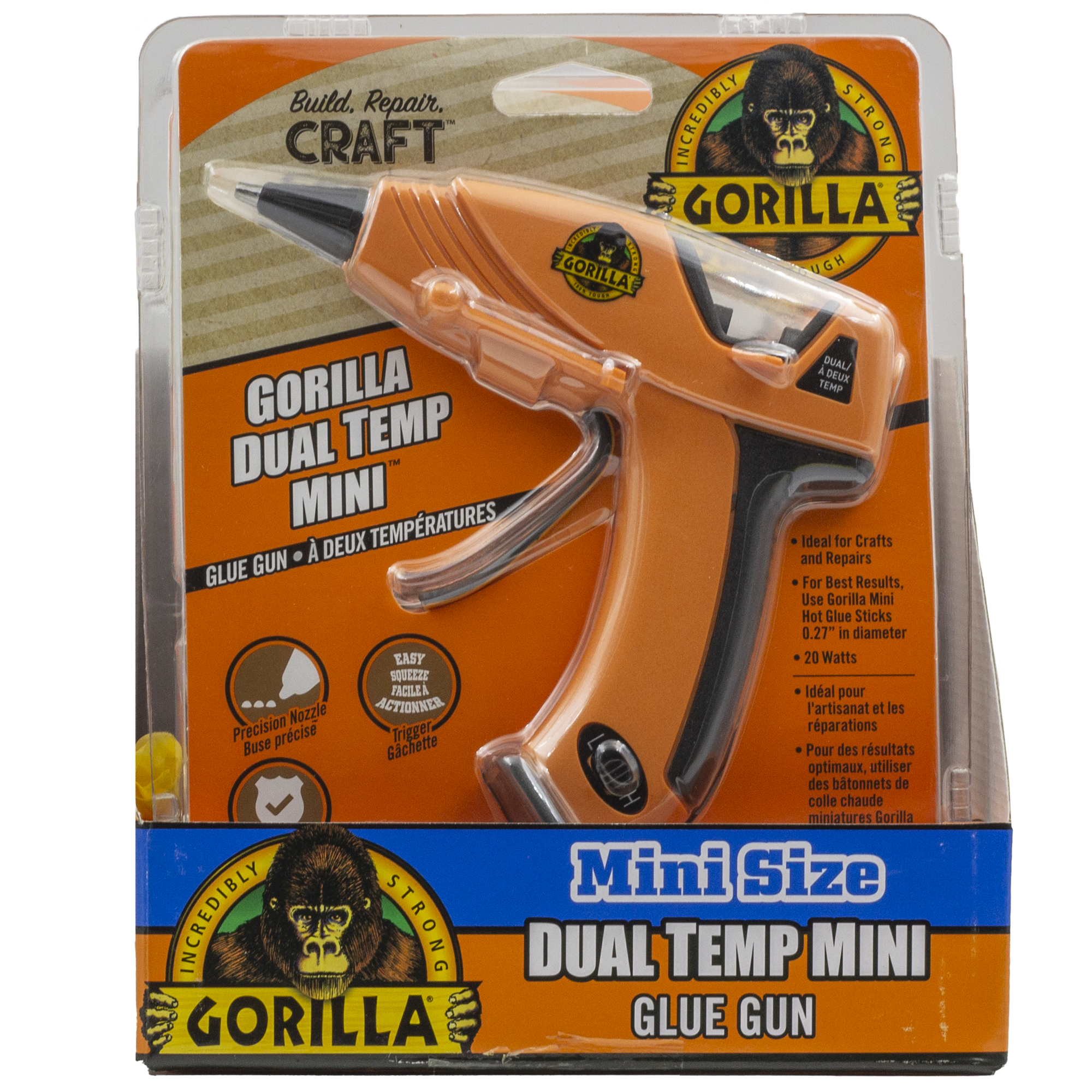 Gorilla 20 watts Dual Temperature Mini Glue Gun