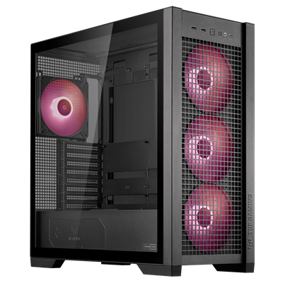 ASUS TUF Gaming GT302 ARGB Black Mid-Tower-ATX-Gehäuse