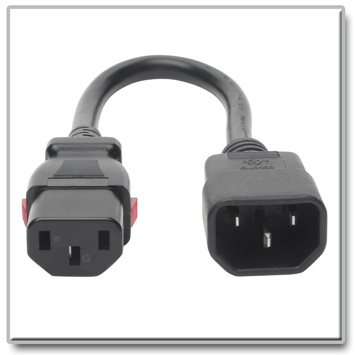 Tripp Lite C14 Male to C13 Female Power Cable, C13 to C14 PDU-Style ...