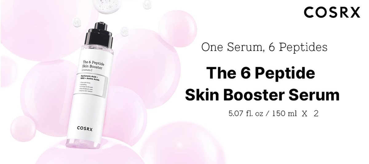 COSRX The 6 Peptide Skin Booster Serum, 5.07 fl oz, 2-pack | Costco