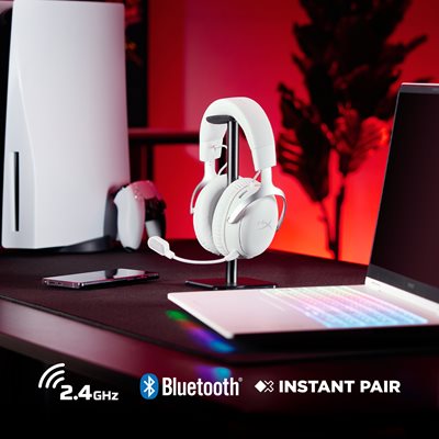 Connect via 2.4GHz, Bluetooth, or Instant Pair
