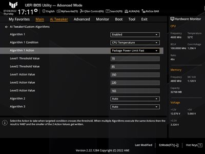 BIOS UI