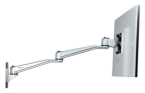ARMWALLDSLP with dual swivel arms for an extended range of motion