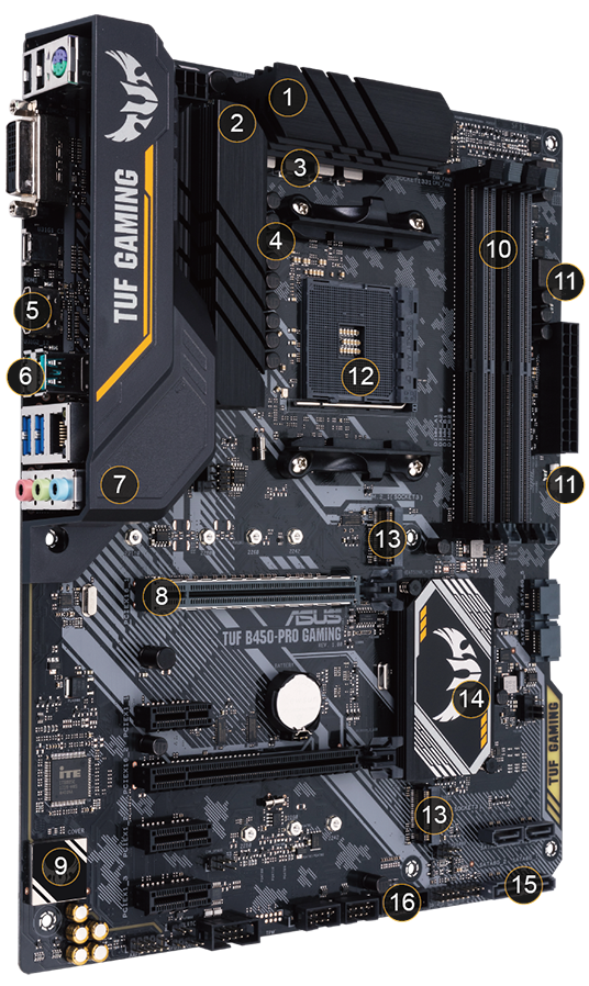 ASUS マザーボード TUF B450 × AMD CPU Ryzen 3 TUF B450-PLUS GAMING｜Motherboards｜ASUS USA