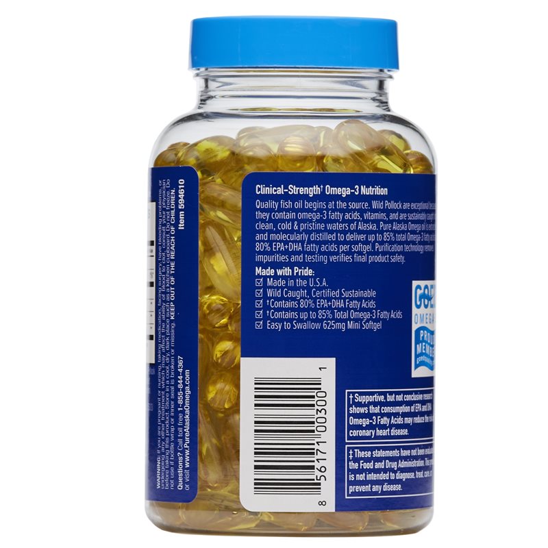 360 degree images of the Pure Alaska Omega Clinical Strength Alaskan Omega-3 dietary supplement product bottle 15