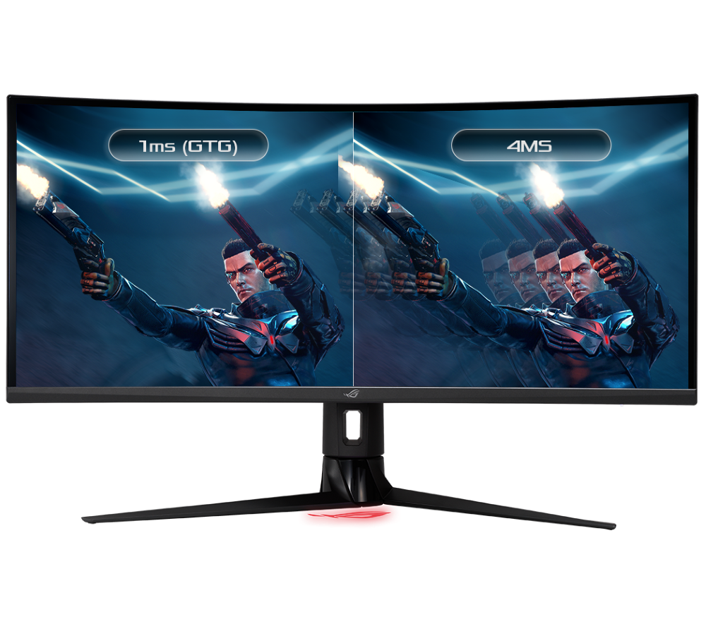  ASUS ROG Strix 34” Gaming Monitor (XG349C) - UWQHD (3440 x  1440), 180Hz, 1ms, Extreme Low Motion Blur Sync, 135% sRGB, G-Sync  Compatible, DisplayHDR 400, Eye Care, USB-C, DisplayPort, HDMI, Black :  Electronics