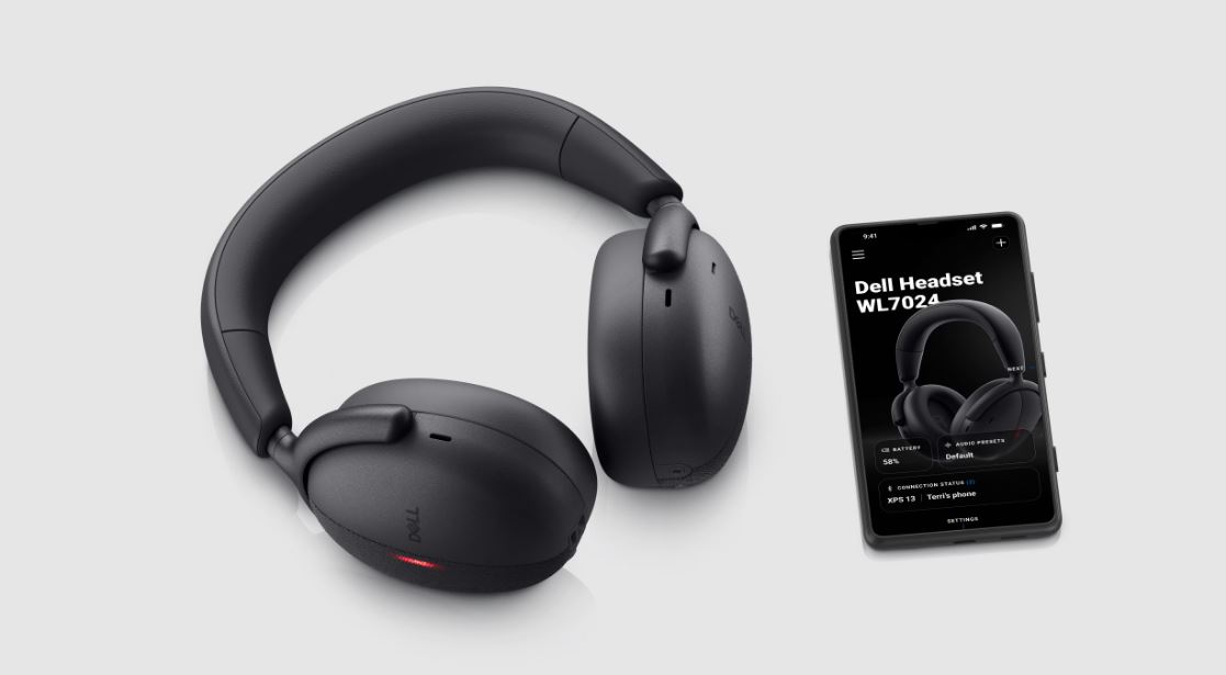 ヘッドホン Dell Premier Wireless ANC Headset WL7024 Dell Premier Wireless ANC Headset - WL7024 (WL7024-DDAO )