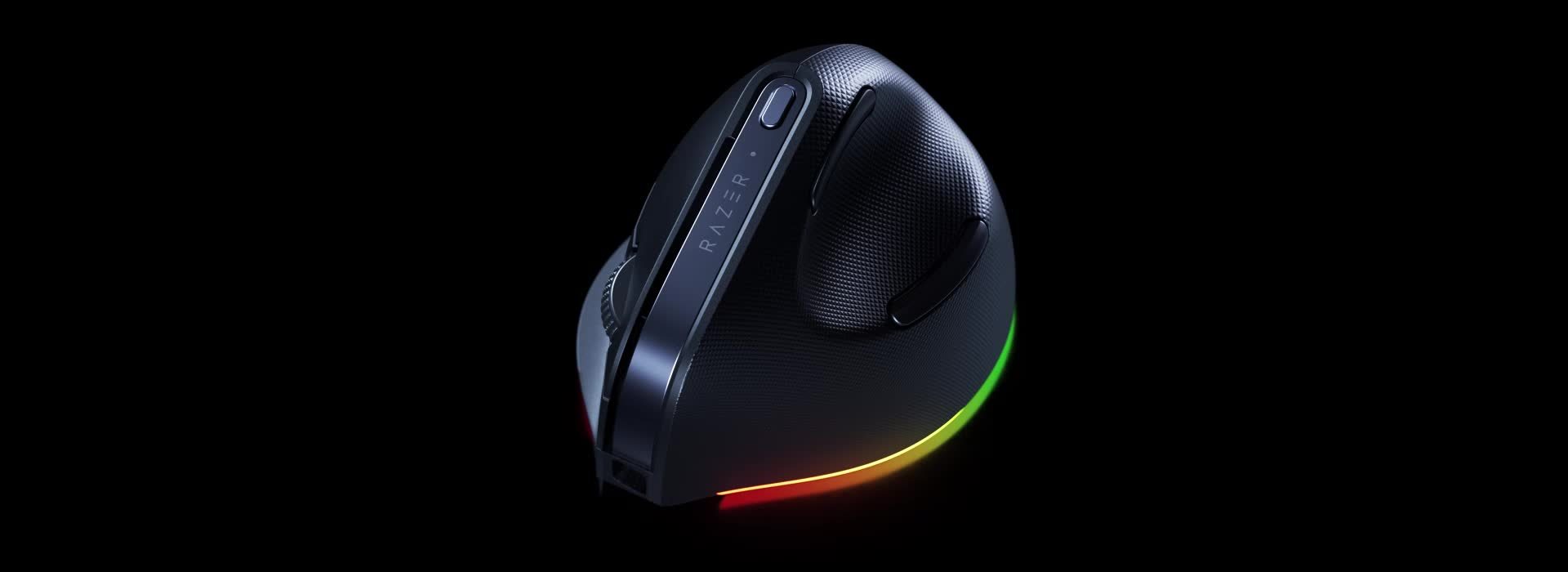 Razer Pro Click V2 Vertical Wireless Gaming Mouse - Black - Micro