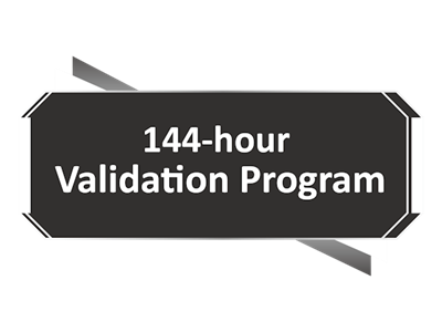 144-hour validation program seal