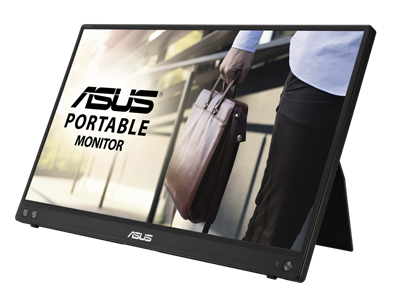 ASUS ZenScreen MB16ACV Portable USB Monitor - 15.6-inch Full HD, IPS, Hybrid Signal Solution, USB Type-C, Flicker-Free, Blue Light Filter, Anti-glare surface, Antibacterial treatment