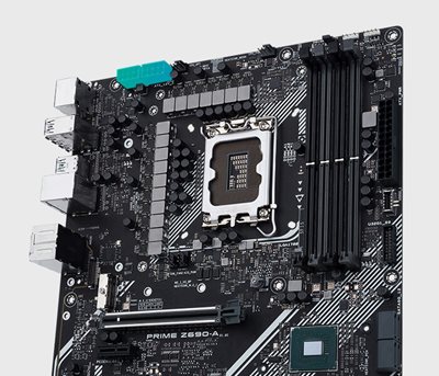  ASUS Prime Z690-A LGA 1700(Intel 12th) ATX Motherboard (16+1  DrMOS,PCIe 5.0,DDR5,4X M.2, Intel 2.5 Gb LAN,USB 3.2 Gen 2 Front Panel  Type-C,Thunderbolt™ 4,Aura Sync RGB Lighting) : Electronics