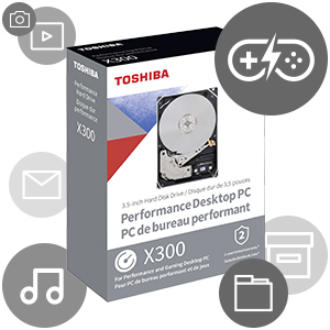 Disque dur interne HDD 3.5 X300 - 8 To TOSHIBA à Prix Carrefour