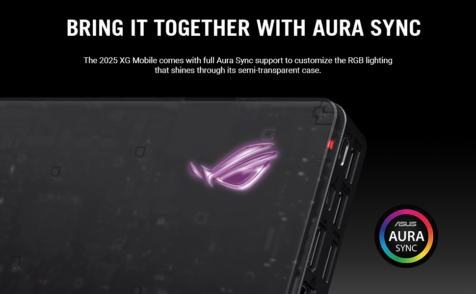Open Box: ASUS ROG XG Mobile (2025) external graphics card, NVIDIA