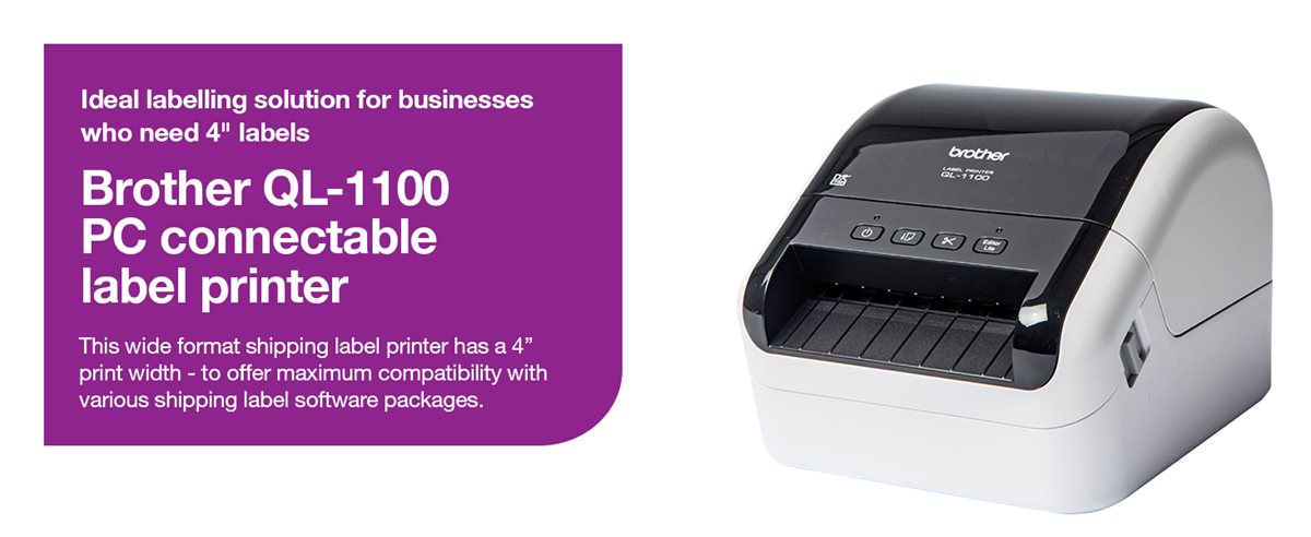 Brother Ql 1100 Wide Format Thermal Label Printer Ql1100zu1 Printer Base 